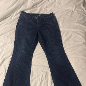 Old Navy Dark Blue Flare Jeans